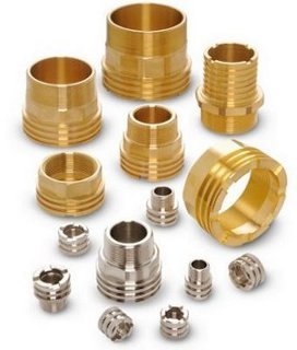 Brass Inserts for Pipe Fittings