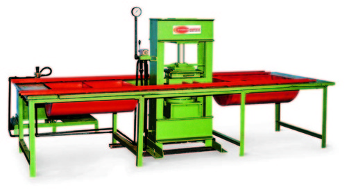 Hydraulic Paver Block Making Machine - 5 HP Motor, 1 to 35 Ton Pressing Capacity, 30 Litre Oil Tank | 45 to 55 Operations Per Hour, 1100 kg Weight