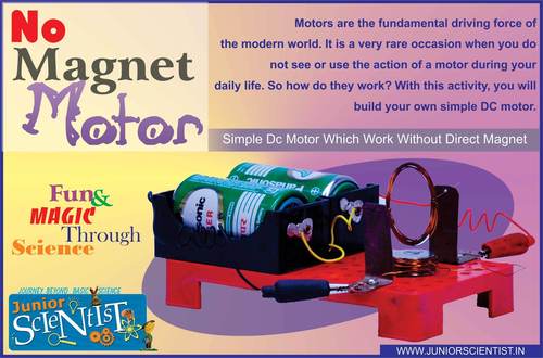 कोई मैग्नेट मोटर नहीं