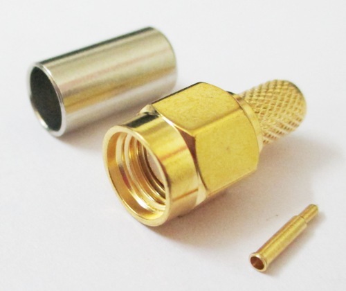 Sma (M) Straight Connector For Rg58 Cable Application: Commercial And Industrial