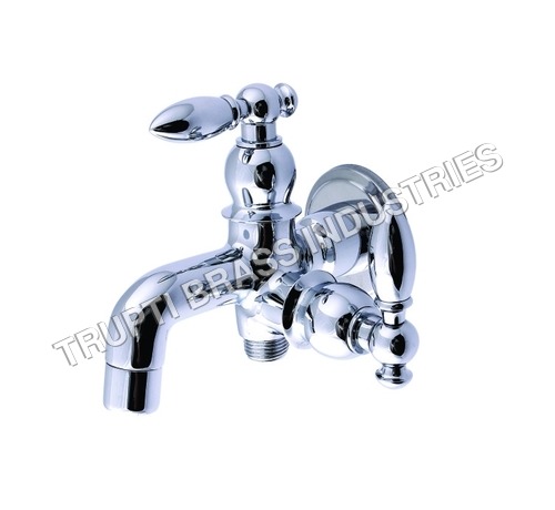 वॉल फ्लैंग के साथ स्टेनलेस स्टील टू वे बिब कॉक