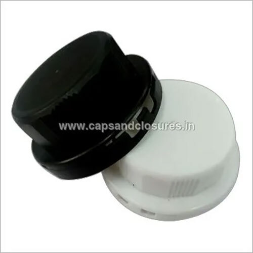 Pesticide Bottle Caps - Color: Black And White