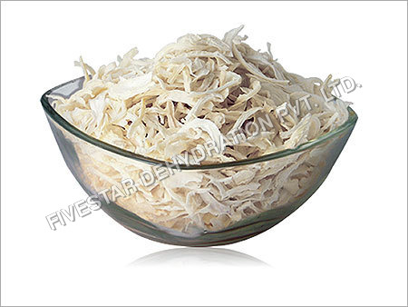 निर्जलित सफेद प्याज के टुकड़े