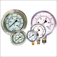 ग्लिसरीन भरे हुए दबाव गेज