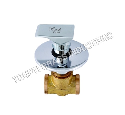 ब्रास फ्लश कॉक सिरेमिक क्वार्टर टर्न एंड वॉल फ्लैंग