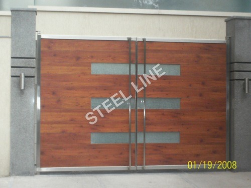 SS Gate - Stainless Steel, Classic Design | Inward/Outward Open Style, Durable Welding Technics