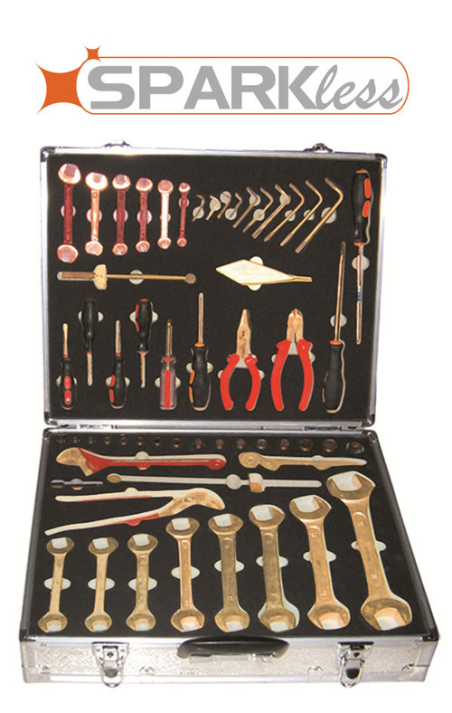 Non Sparking Tool Kit 56 Pieces Handle Material: Plastic