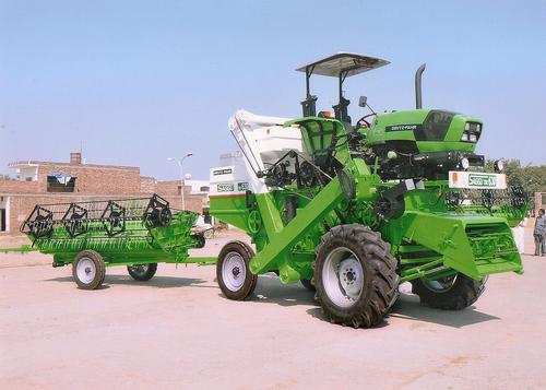 Tractor Mounted Crop Harvester