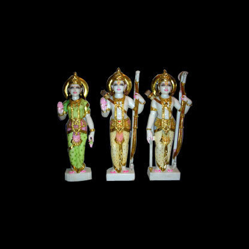 लाइट वेट राम दरबार मार्बल स्टैच्यू