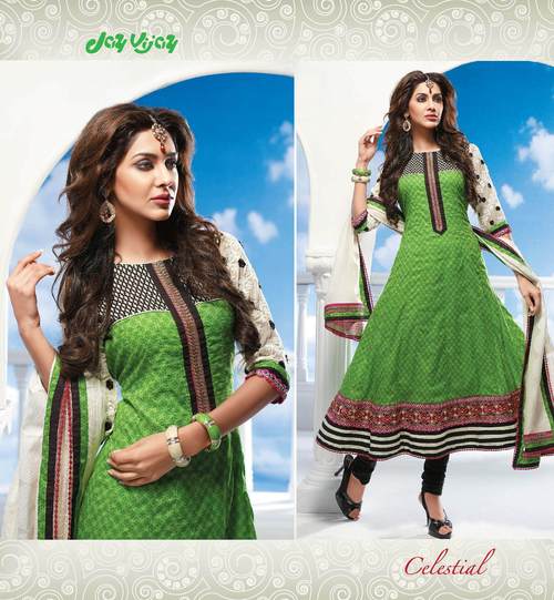 Hand embroidered salwar suit
