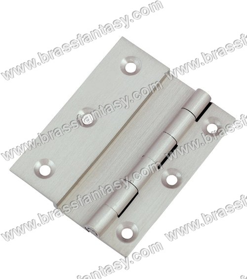 Brass Baby Latch - Brass, 75x12x19 mm , Silver Finish, Corrosion Resistant, Excellent for Windows and Cupboards