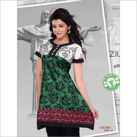 डिज़ाइनर प्रिंटेड कुर्तिस