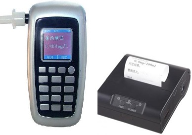 Alcohol Breath Analyzer,At8800P Bluetooth Printer Camera Size: Na
