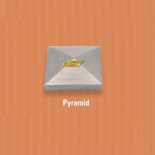 सिल्वर पिरामिड मिरर कैप