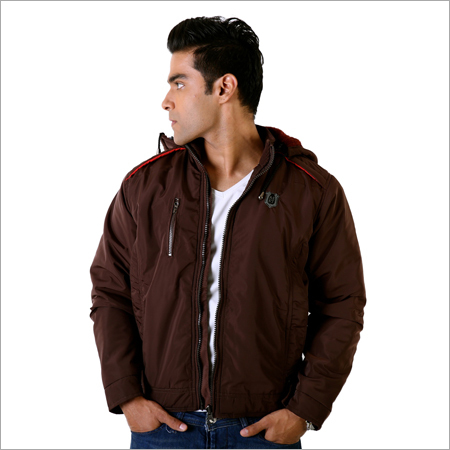 Mens Fur Hooded Jacket