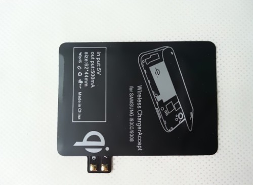 Wireless Charger Receiver - 60x80 mm, 5V Input, 5V-500mA Output | Compact Design, Qi Standard, Overload Protection