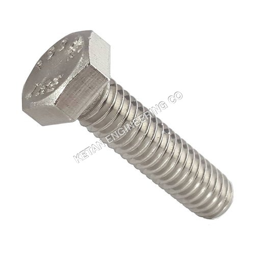 Hex Head Bolt Fully Threaded - Color: Silver