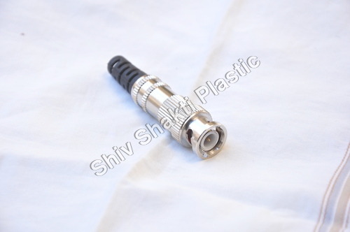 धातु कैप वाला BNC प्लग