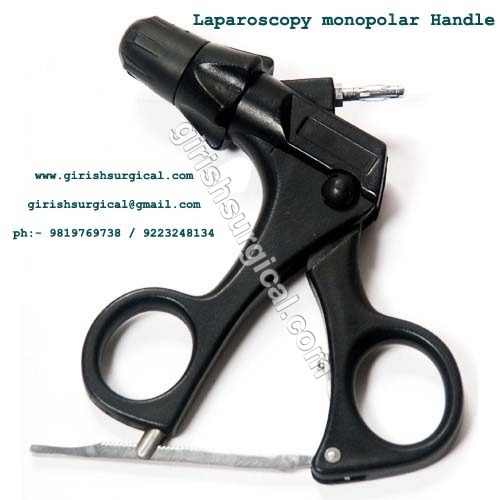 Steel Monopolar Laparoscopy Handle