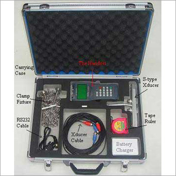Multicolor Handheld Ultrasonic Flowmeter