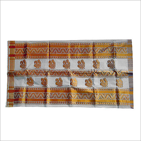 डिजाइनर केरल कपास साड़ी