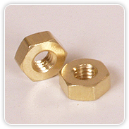 पीतल हेक्स नट