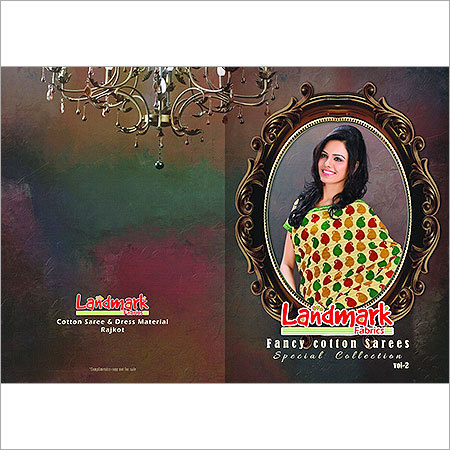 फैंसी कॉटन साड़ी