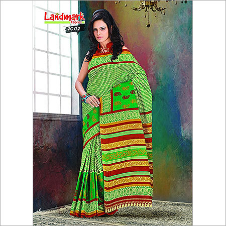 भारतीय प्रिंटेड साड़ियों