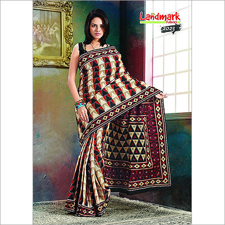 शादी की कपास की साड़ी