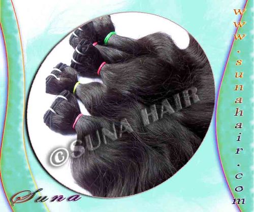 Indian 100% Quality Human Machine Weft Weavy Hair