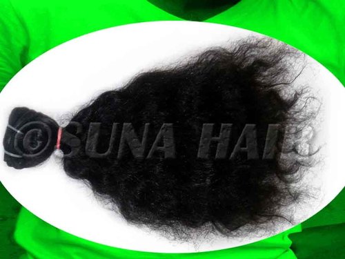 Beautiful Indian Silky Curly Weft Virgin Remy