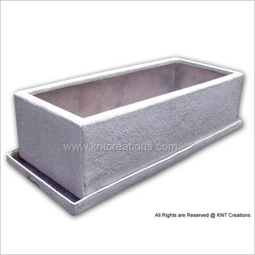 Granite Horizontal Planter Dimensions: 914 X 381 X 254 Millimeter (Mm)