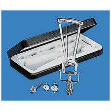 Riester Schiotz C Tonometer - Stainless Steel, Manual Operation, 0 to 20 Scale | High Quality Agate Bearing, Precision Measurement, Complete Deluxe Case