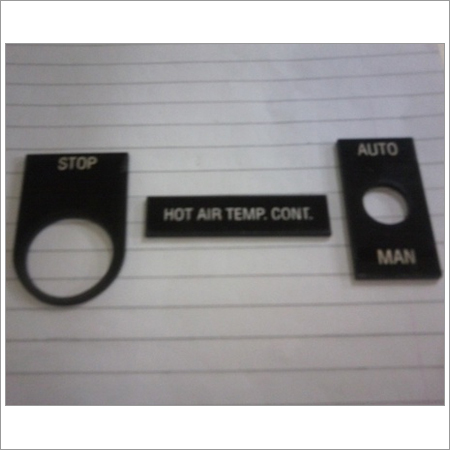 Industrial Use Name plates