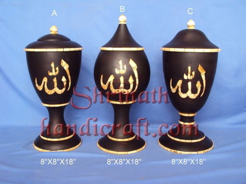 Bone Inlay Over Wood