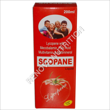 Lycopene Mecobalamin Folic Acid Multivitamin Syrup - Drug Type: General Medicines