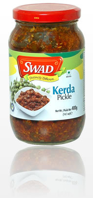 Kerda Pickle - 400 Grams | Savory Blend of Exotic Fruits & Vegetables in Oil, Shelf Life 6-12 Months, Ideal with Indian Breads & Meals