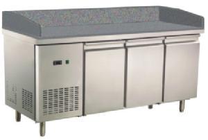 Stainless Steel Under Counter Refrigerator With Granite Top