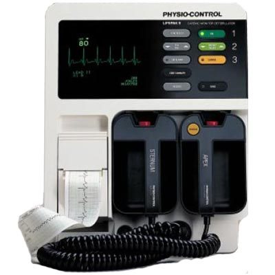 Plastic Physio Control Defibrillator