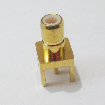 Smb (M) Straight For Pcb Mount - Material: Brass