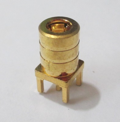 Smb (F) Straight For Pcb Mount - Material: Brass