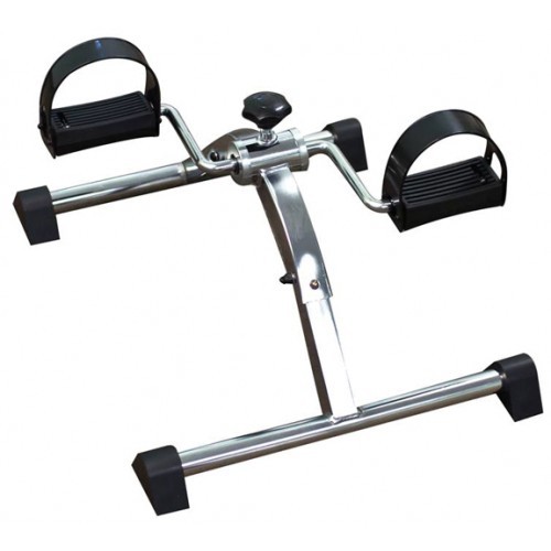Folding Pedal Exerciser - Epoxy Coated Steel Framework, 35 cm Width, 3.6 Kg Weight | New Manual Operating Type, Ideal For Hospital Use