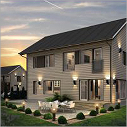 फाइबर बोर्ड के साथ प्री फैब होम