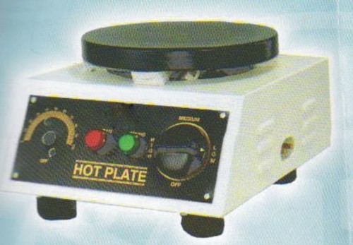 Hot Plate Electric - Round Cast Iron & Mild Steel, 8" Diameter, 1.5 kW, Thermostatic Control with Energy Regulator