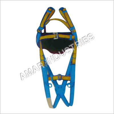 Safety Belt - Polyester, 150cm x 5cm, Blue | Steel Buckle, Durable, High Strength, Easy Use, ISI Marked, EN361 Safety Rating