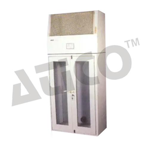 Garment Storage Cabinet - Metal, 3x2x5' Dimensions | HEPA Filter 3'x1.5x6", Pre Filters, Optional Exhaust Ducting, Static Pressure Manometer, UV Germicidal Light