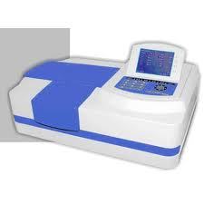 Microprocessor-UV Visible Spectrophotometer - 420x350x240 mm, 10 Kg Metal Design | 195-1000 nm Range, High Wavelength Precision, RS-232C Interface
