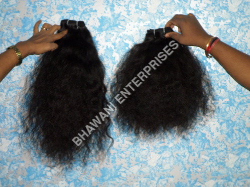 Black Curly Human Hair