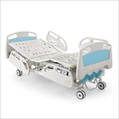 Manual Three Crank Care Bed - Steel Frame, 300kg Capacity | Three Cranks, Easy Mobility, Swivel Wheels