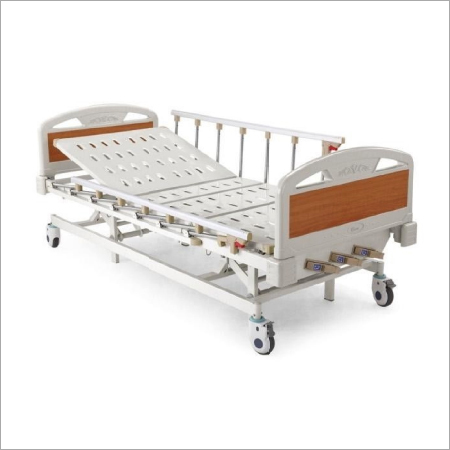 Three Crank Care Bed - Steel, Dimensionally Accurate, Height Adjustable, Corrosion Resistant, Swivel Wheels